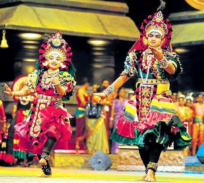 Artists of Yakshagana, a form of folk theater in Karnataka, are prone to voice problems due to high-pitched singing.