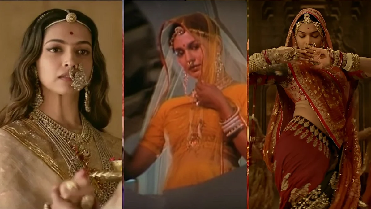 Deepika Padukone is being criticised for her attire, especially in the song <i>Ghoomar.</i>