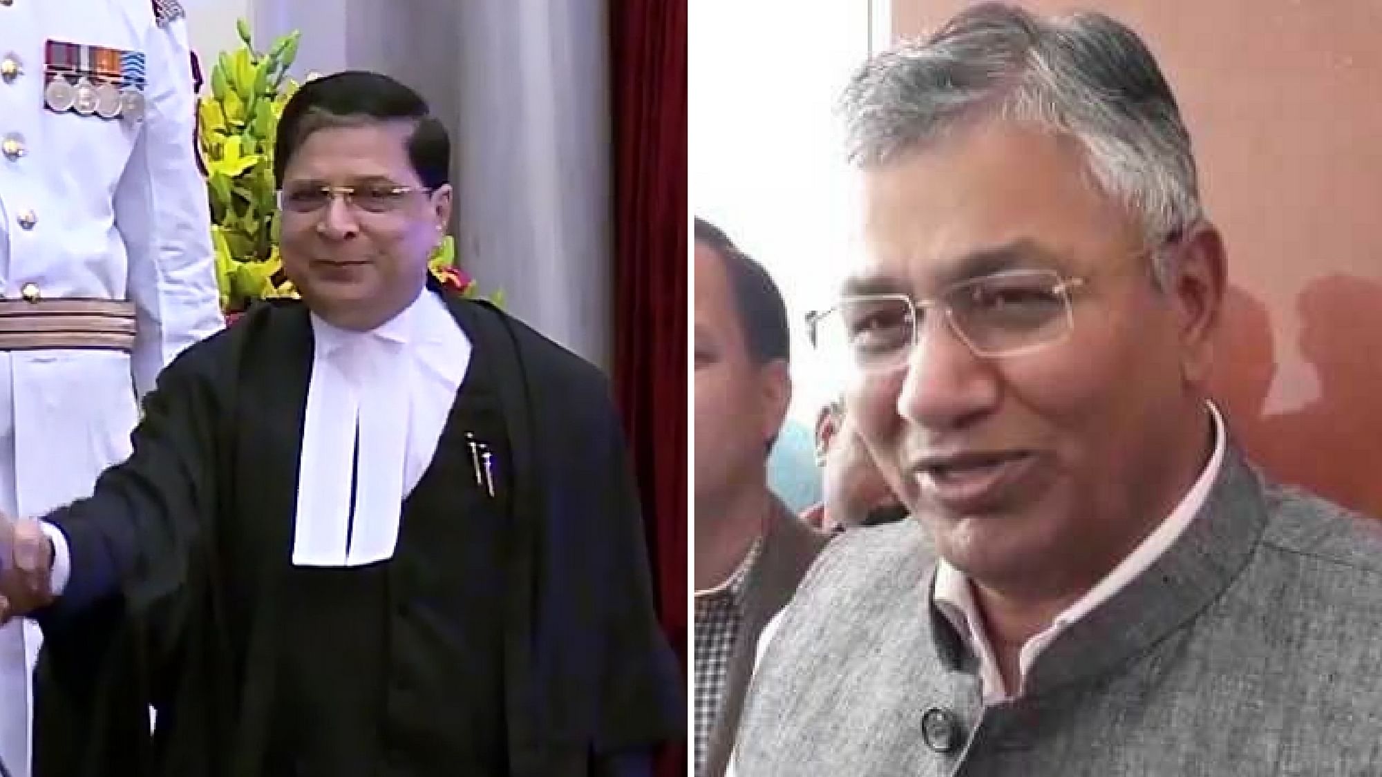 CJI Dipak Misra (L) and Union Minister PP Chaudhary spoke at length on judicial activism.