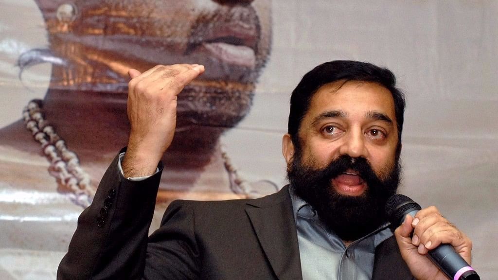 File photo of actor Kamal Haasan speaking during a news conference to promote his film ‘Dasavathaaram’.&nbsp;