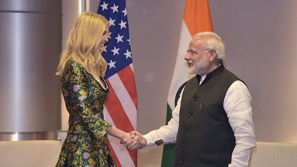 Ivanka Trump and PM Modi at the Global Entrepreneurship summit in Hyderabad. Image used for representational purpose.