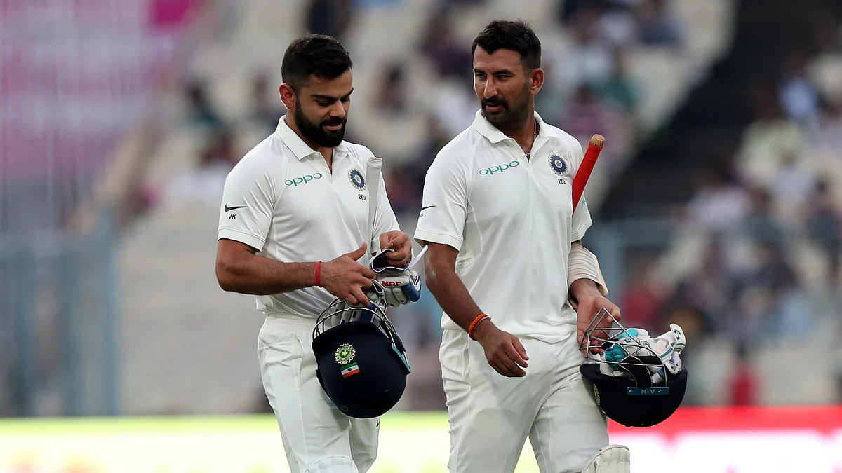 Captain Virat Kohli and Cheteshwar Pujara had posted hundreds in the first innings in the only Test played at Visakhapatnam. 