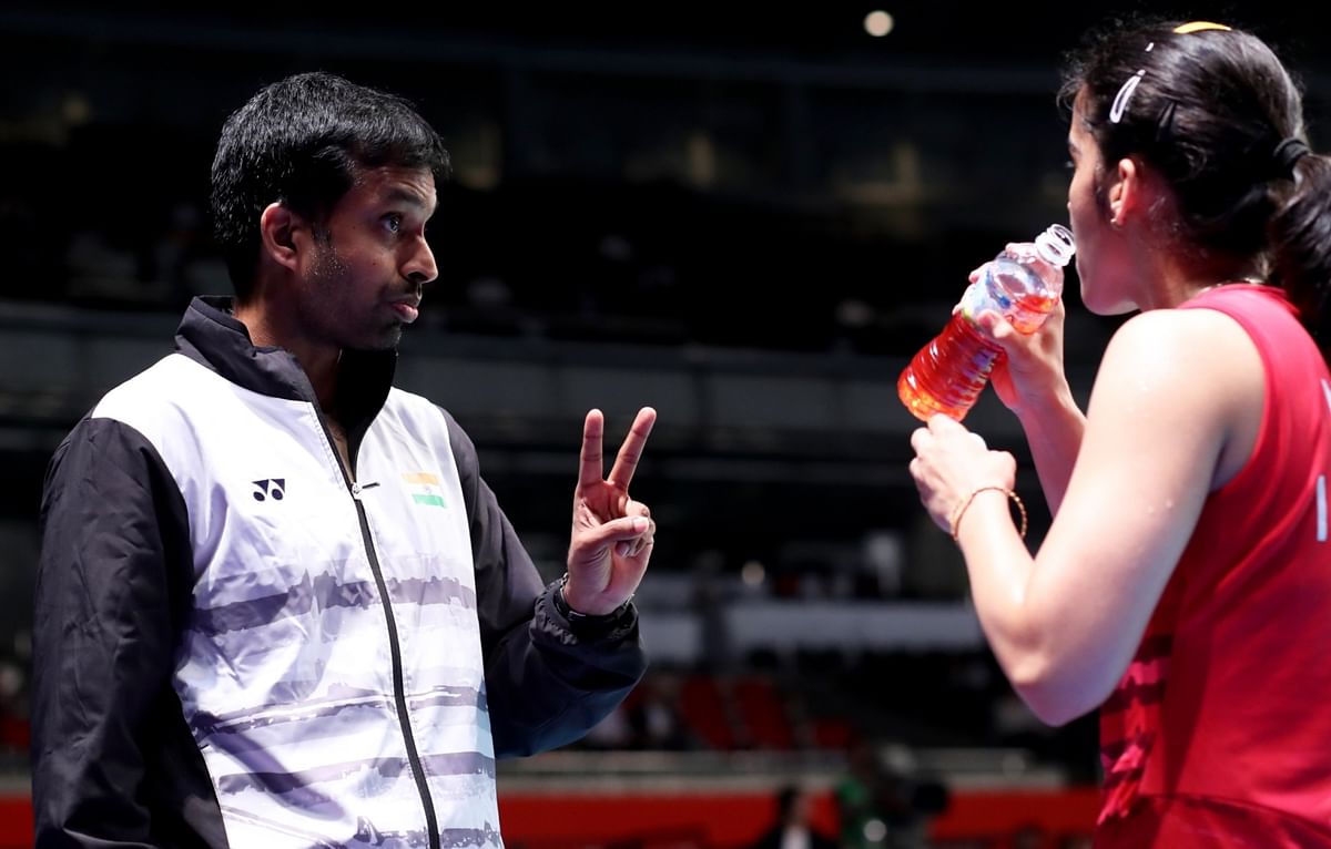 PV Sindhu is a bit inconsistent but she has stepped up when it mattered the most, says coach Pullela Gopichand.