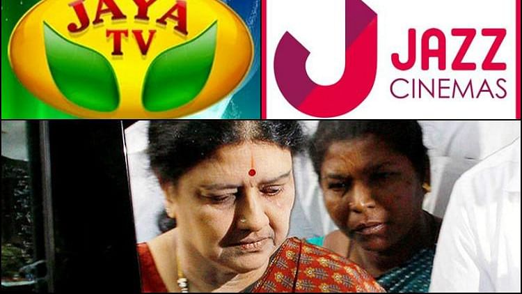 I-T raids conducted at the offices of Sasikala-associated businesses.