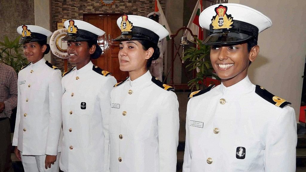 Women cadets were inducted into the Indian Navy at Indian Naval Academy at Kannur on 22 November.