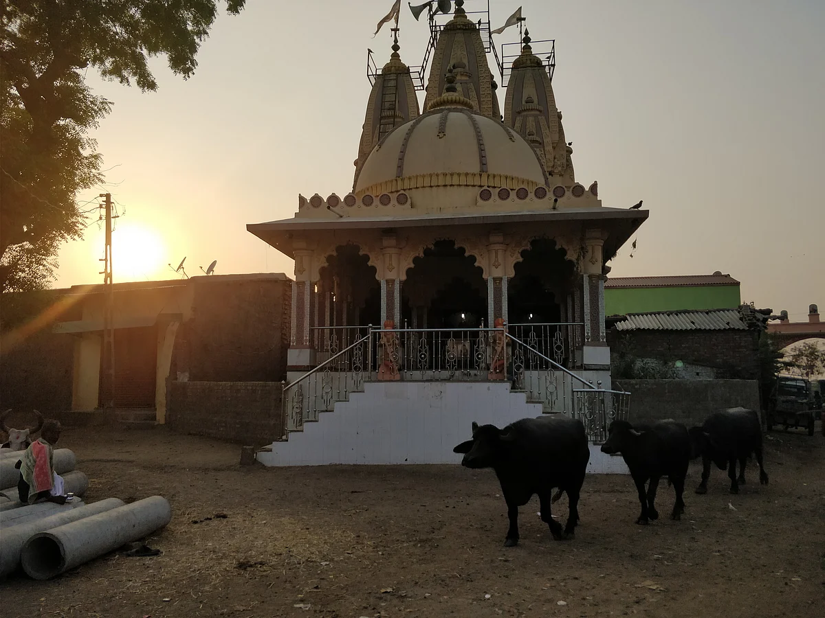 Villages like Sankod have elaborately-built temples instead of usable toilets.