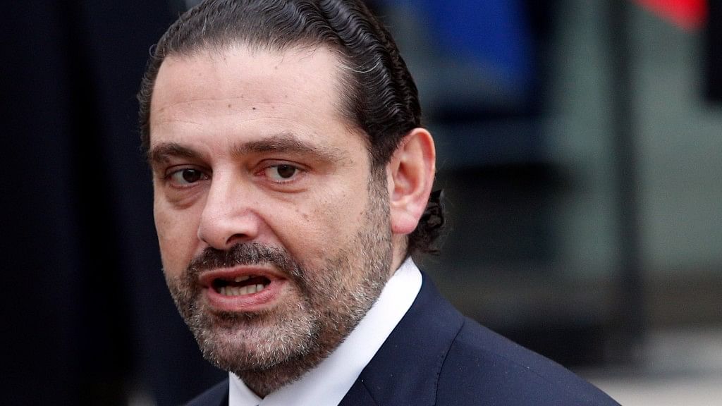 Lebanon’s resigned Prime Minister Saad- al-Hariri.