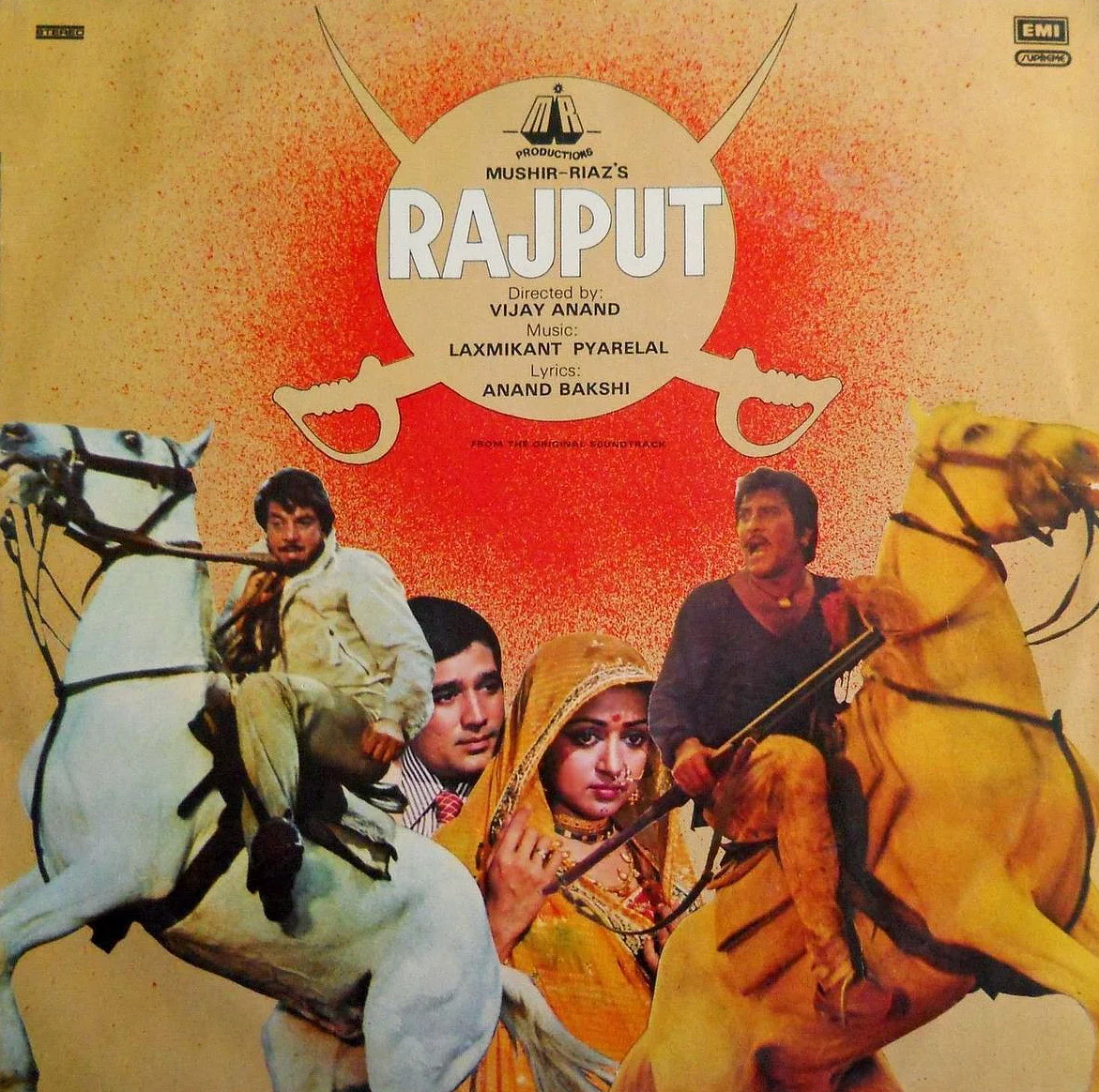Dharmendra, Hema Malini, Vinod Khanna and Rajesh Khanna starred in Vijay Anand’s <i>Rajput.</i>