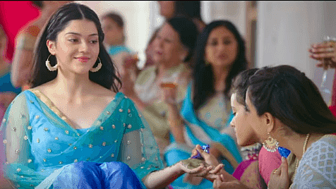 Mehreen Pirzada in a still from <i>Phillauri</i>’s tailer. 