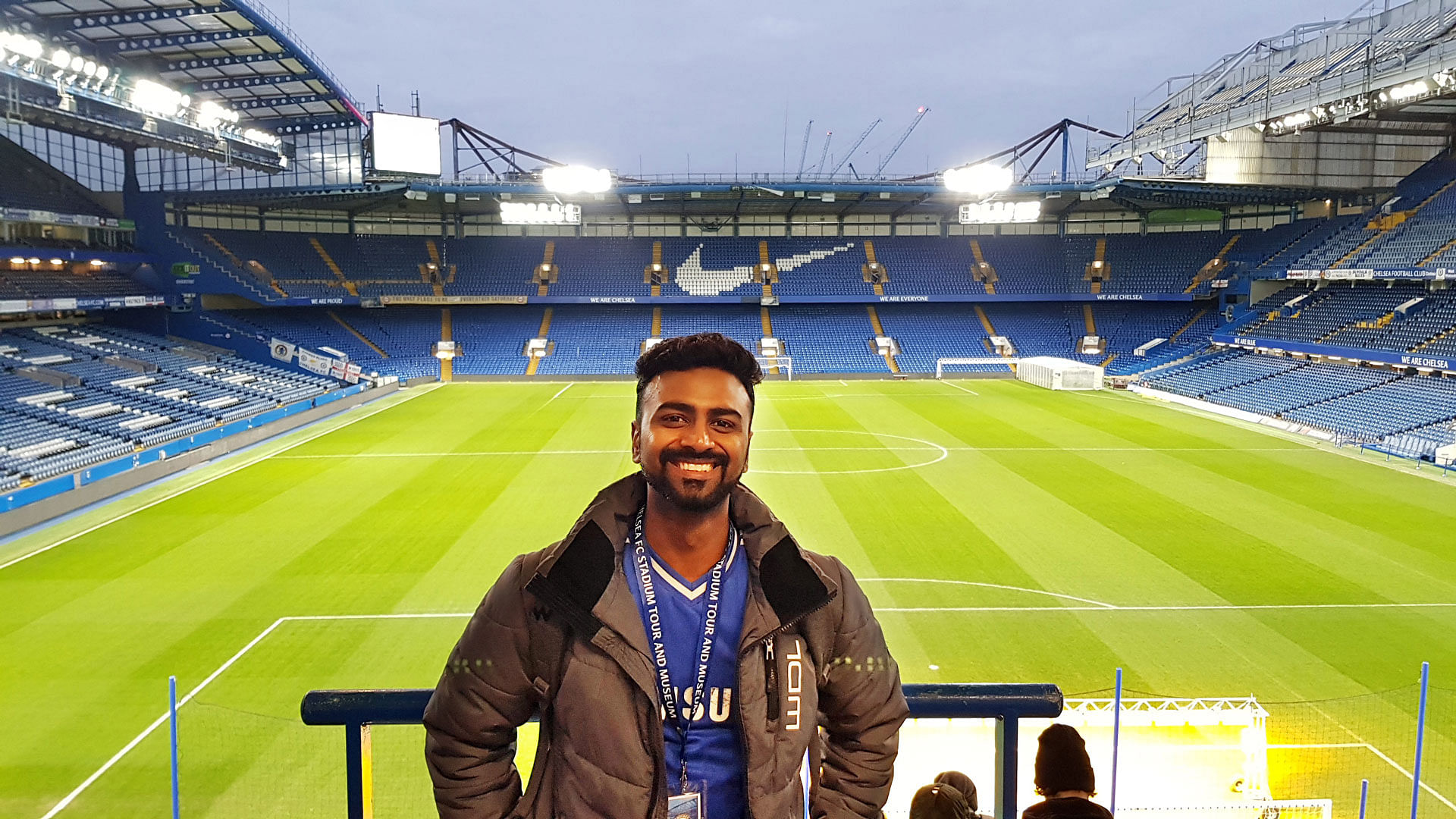 Chelsea Fc Fan From India Visits Stamford Bridge