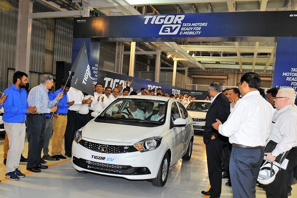 The Tata Tigor EV will be supplied to the government of India as part of an order of 10,000 electric sedans. 