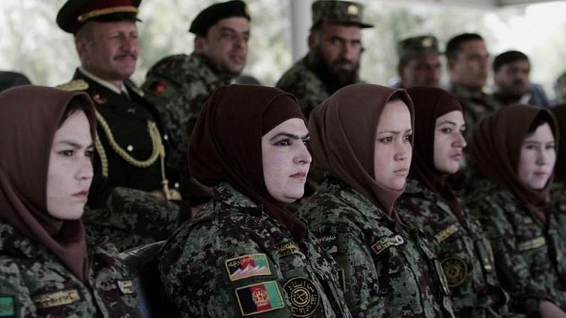 The Afghanistan women officers of various ranks are being trained in several areas including weaponry, firing, communication, tactics, administration and logistics.