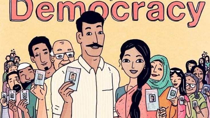 ‘Sentinels of Democracy’ is a comic series created to inspire young voters, especially women, to step out and exercise their democratic rights.