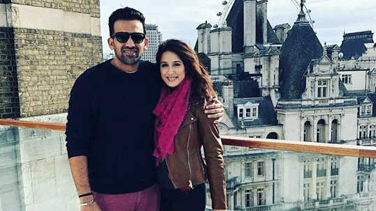 Zaheer Khan and Sagarika on a recent&nbsp; trip.