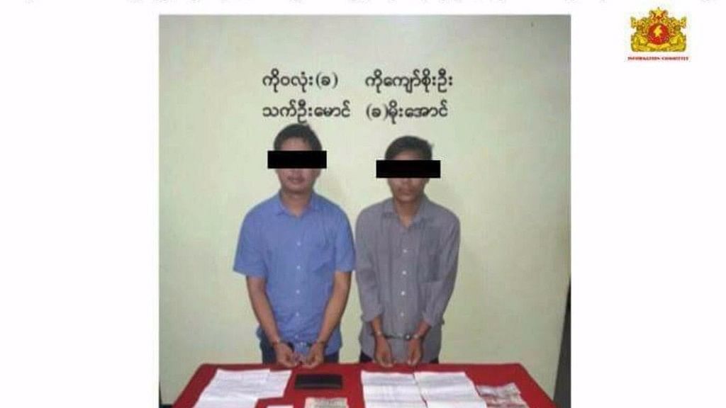 The two Reuters journalists  arrested in Myanmar