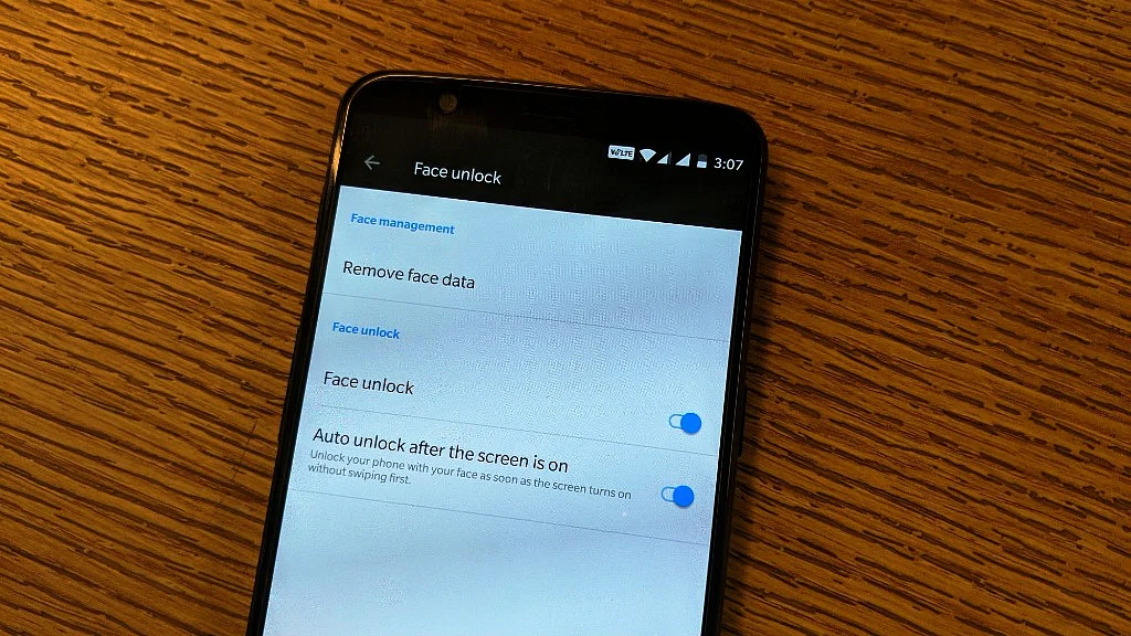 Face Unlock feature is available for OnePlus 6 as well as OnePlus 3T users.