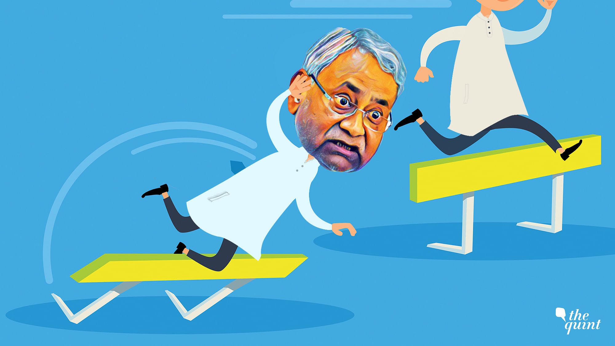 JDU Chief Nitish Kumar seems to be losing his touch.