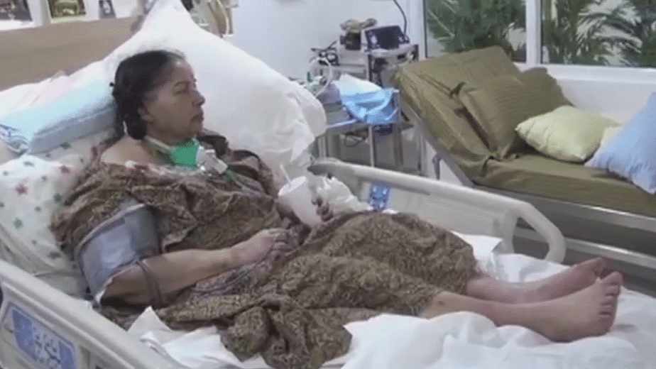 Late Tamil Nadu Chief Minister J Jayalalithaa on her hospital bed in Chennai in 2016.