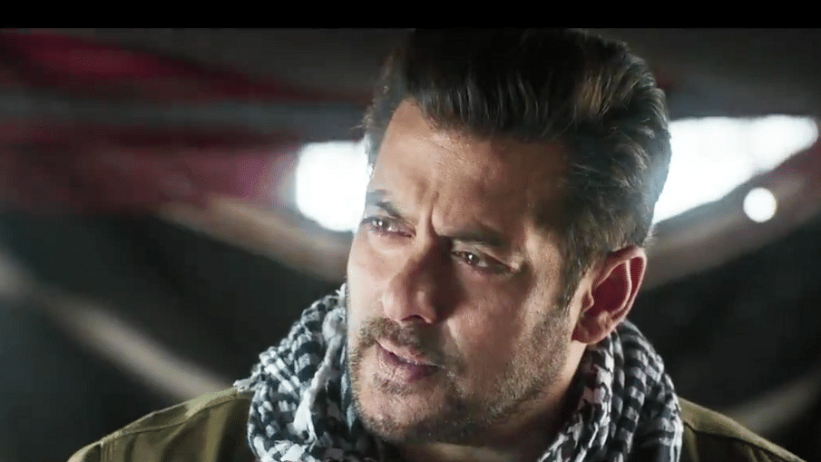 Salman Khan in the <i>Tiger Zinda Hai</i> song, <i>Zinda Hai</i>.
