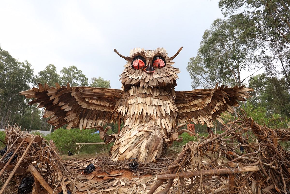 From a massive 3D dragonfly to a giant owl, Bengaluru’s first eco-friendly music festival really went all out!