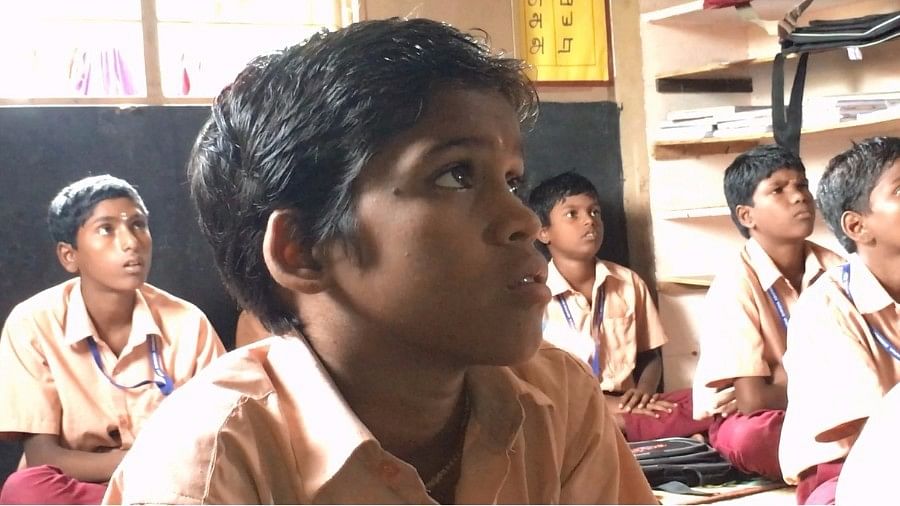 Sakthi has been a catalyst of change influencing his entire community to send their children to school.