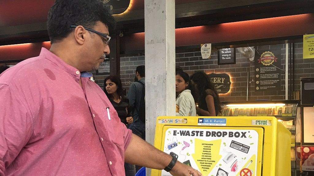 galuru got its first roadside e-waste drop box on CMH R