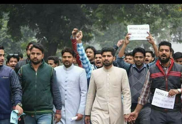 The student union elections for Aligarh Muslim University took place on Monday.