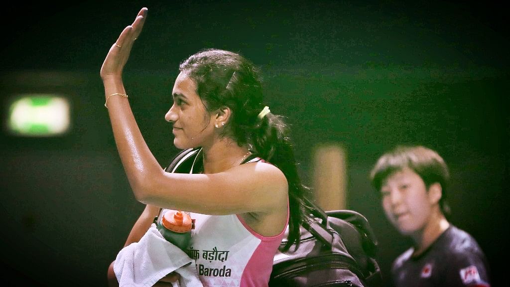 PV Sindhu won the semi-final at the Dubai World Super Series Finals with ease.
