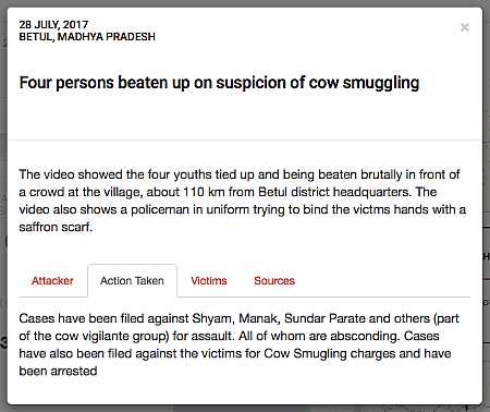 The incident in detail
