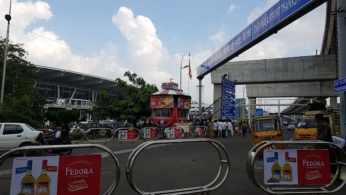 DMK members accompanied A Raja and Kanimozhi all the way from the Chennai airport to the party headquarters.