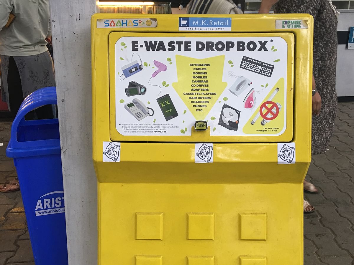 Bengaluru has taken its first stride towards installing public e-waste  bins with the help of two NGOs.