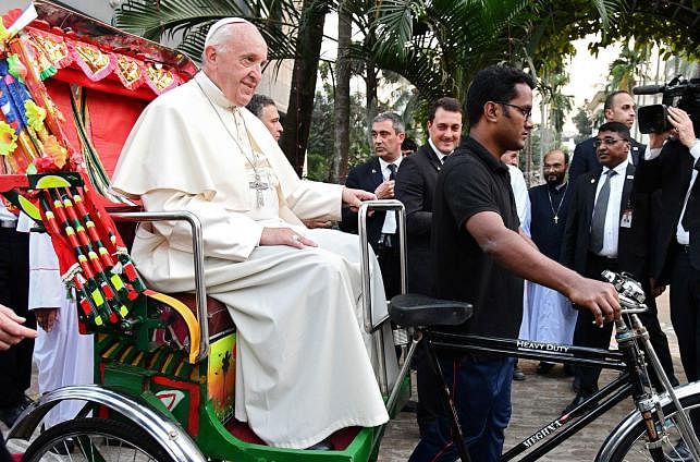 Pope Francis During his Visit to Bangladesh 