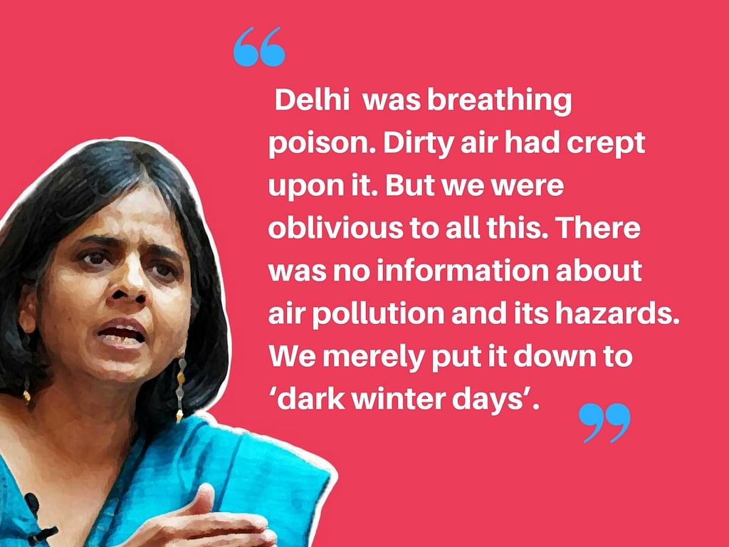 In her book ‘Conflicts of Interest’, environmentalist Sunita Narain recounts the ‘black air’ in Delhi in 1996. 