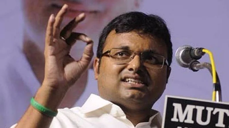 File image of Congress leader Karti Chidambaram.