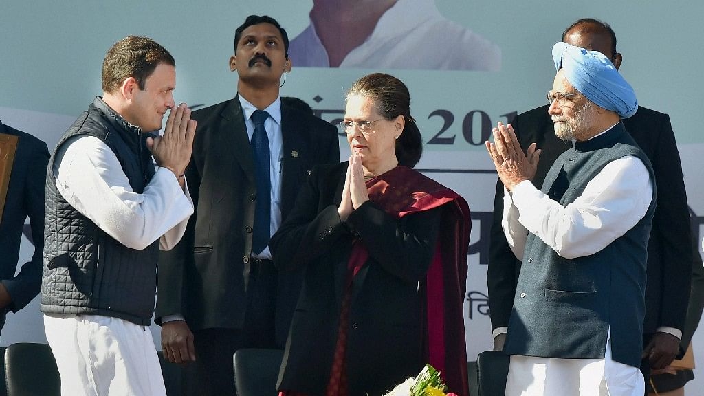 Sonia Gandhi gives her final speech as the President of the Indian National Congress.