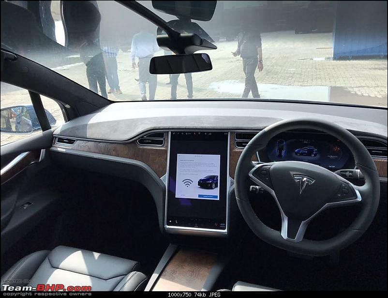 A Tesla Model X has been imported to India, ostensibly to check its compatibility with the 4G network.