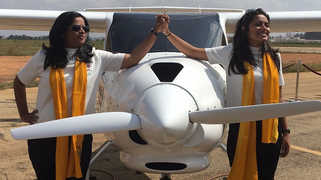 Audrey Maben and her 19-year-old daughter are embarking on a 50,000-km journey aimed at helping underprivileged girls to learn flying.