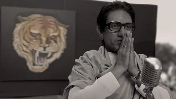 <p>Nawazuddin Siddiqui in and as Shiv Sena supremo, Bal Thackeray. </p>