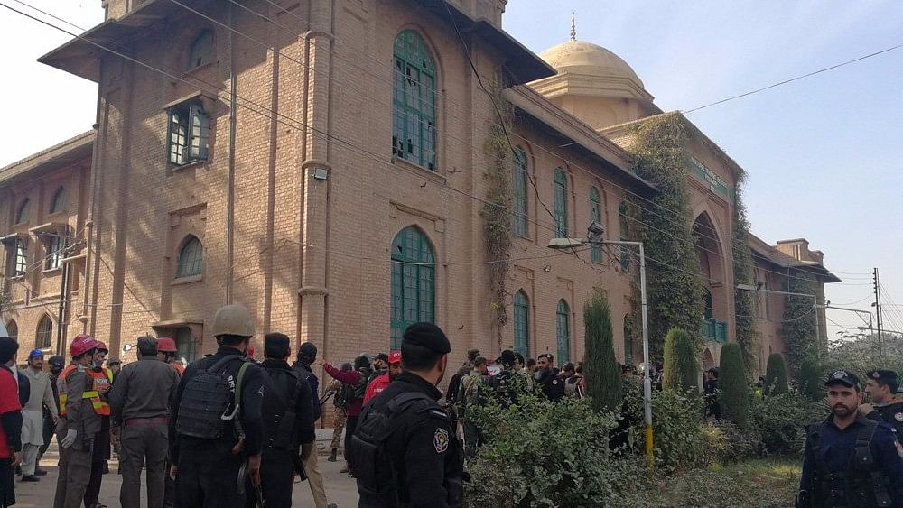 Terrorists opened fire near the University of Agriculture hostel building in Peshawar early on 1 December.