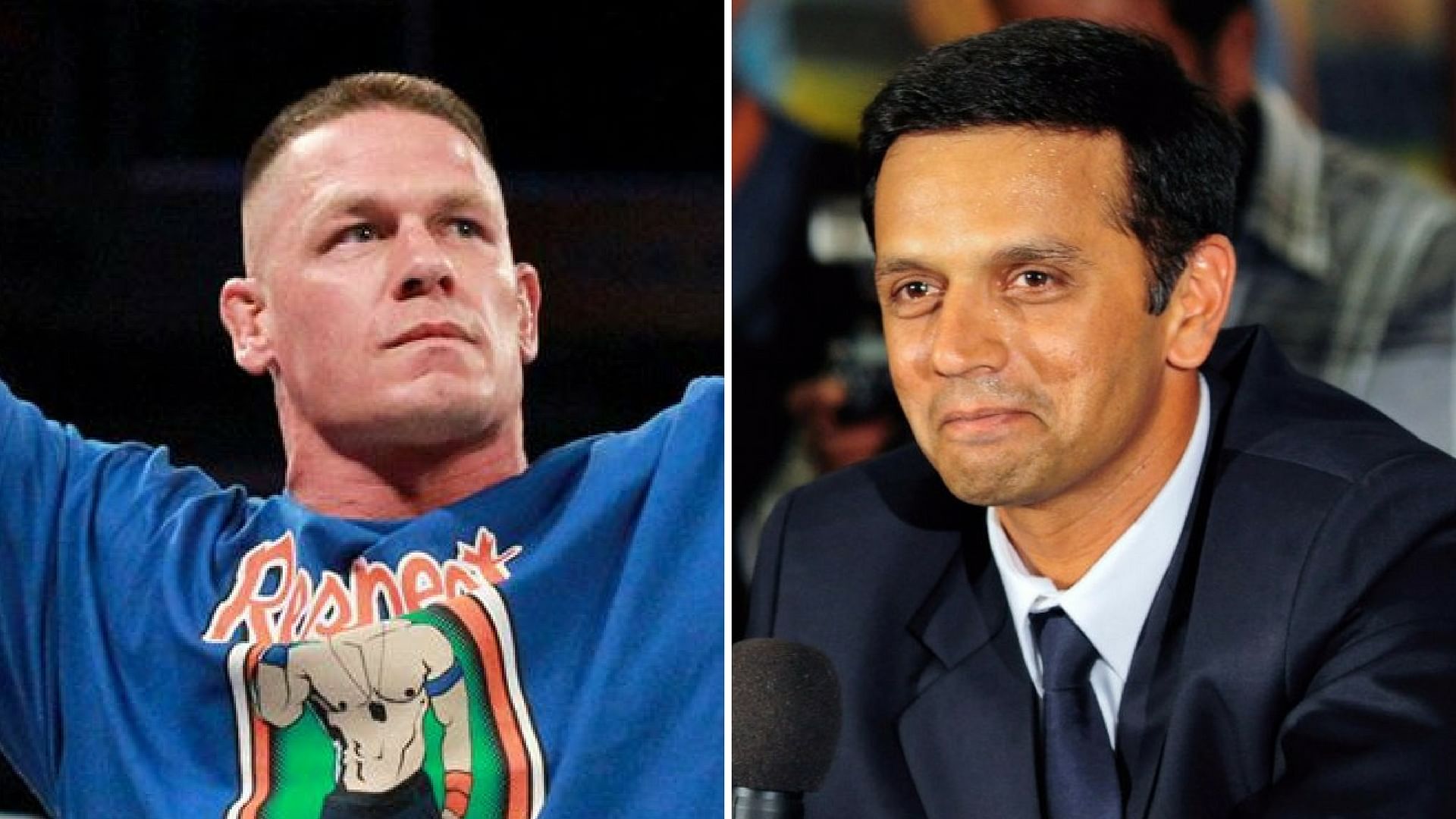 John Cena posted a quote of Rahul Dravid on Instagram.