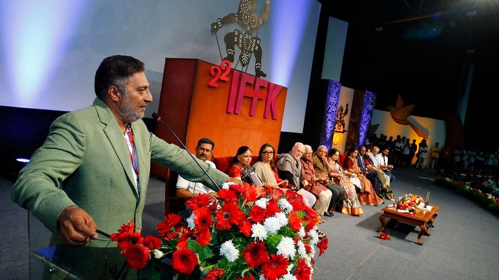 Actor Prakash Raj makes a fierce speech at IFFK.