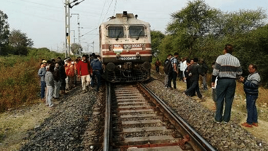 The Udaipur-Indore Express which derailed on 3 December.