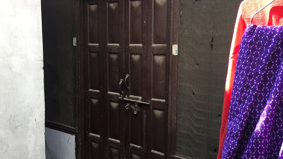 The backdoor to Usman’s new house.