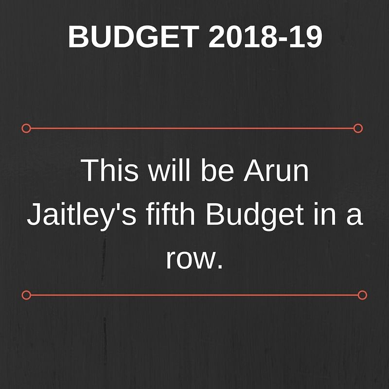 Arun Jaitley is likely to present India’s first post-GST and the current govt’s last full Budget on 1 February 2018.
