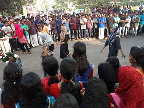 Kerala students decided to take a stand after 3 Muslim girls were trolled for dancing in a flash mob in Malappuram.