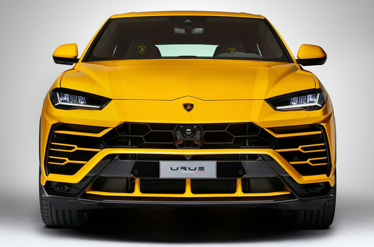 The first-ever SUV from Lamborghini shares its platform with Porsche Cayenne. 