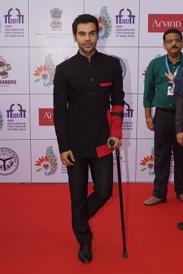 Goa: Actor Rajkummar Rao during the opening ceremony of 48th edition of International Film Festival of India (IFFI) - 2017 in Goa on Nov 20, 2017. (Photo: IANS)