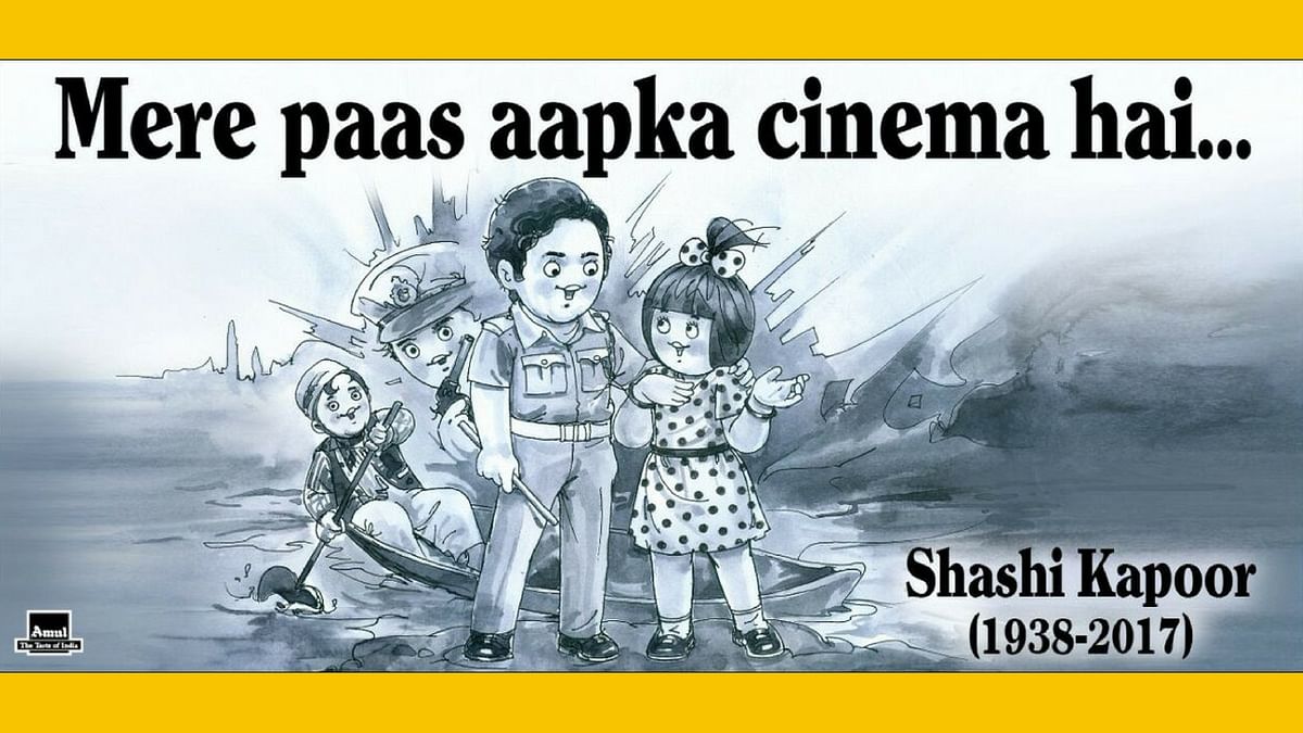 Mere Paas Aapka Cinema Hai: Amul Pays Tribute to Shashi Kapoor