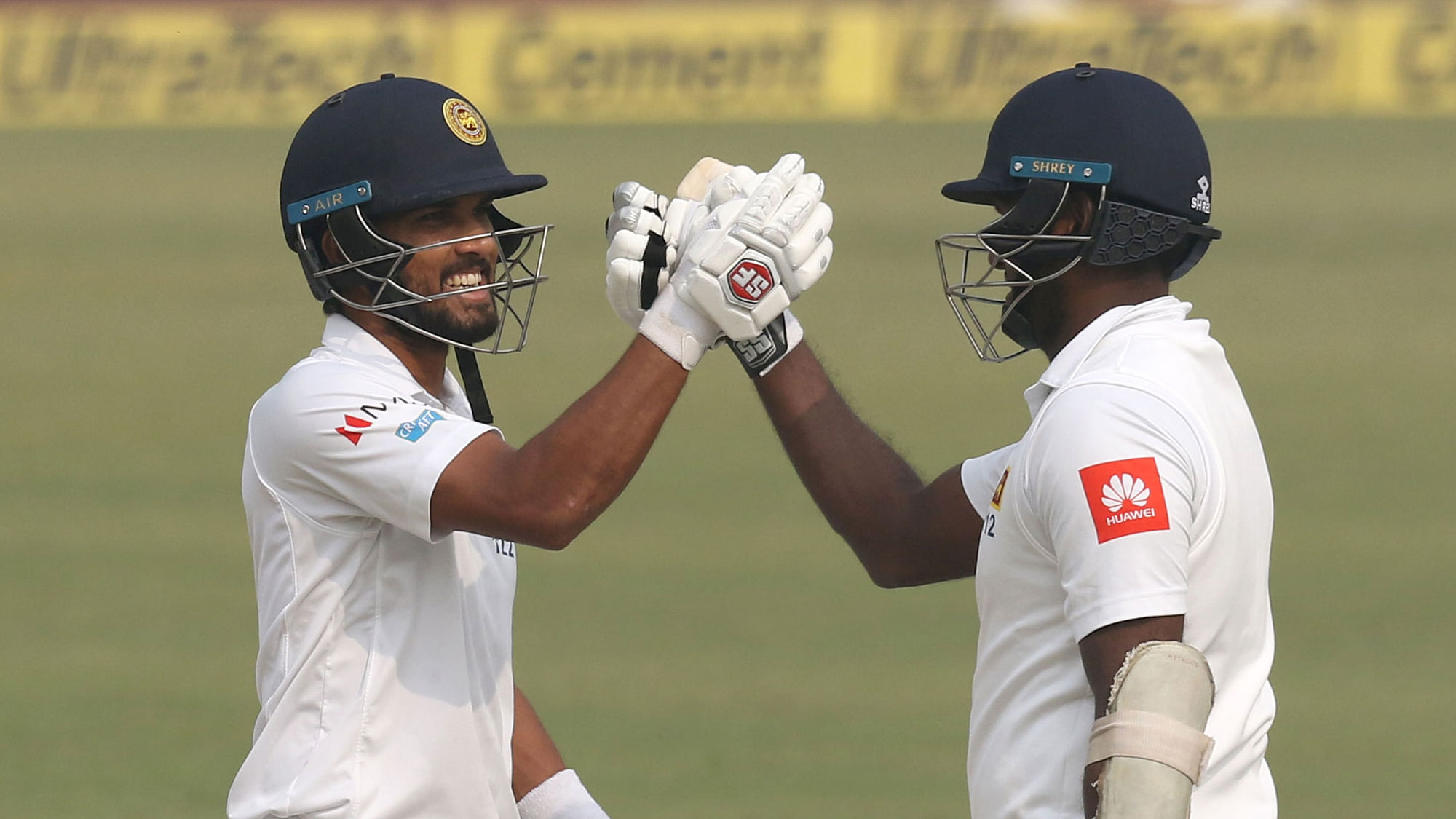 Angelo Mathews and Dinesh Chandimal scored centuries on Day 3 of the Delhi Test. 