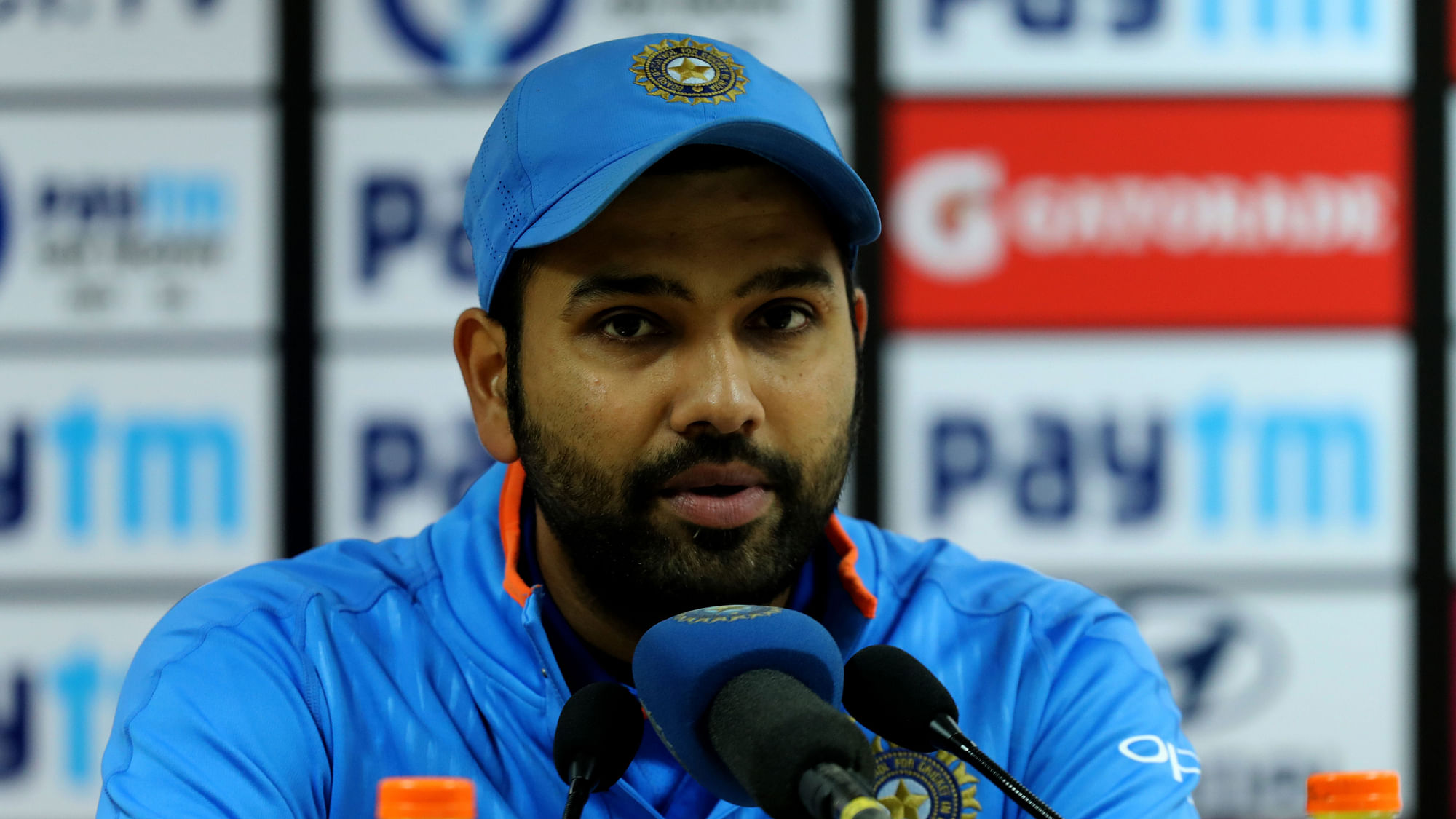 Rohit Sharma addressed the media after India won the fifth ODI.